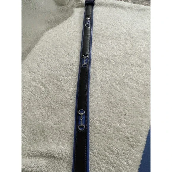 Noble Outfitters size S On The Bit Belt Equestrian leather Unisex 30-34 - Picture 3 of 7